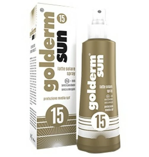 SHEDIR PHARMA Srl Unipersonale GOLDERM SUN FP15 SPR 200ML 3 SHEDIR PHARMA Srl Unipersonale GOLDERM SUN FP15 SPR 200ML