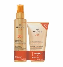 NUXE SUN DUO SPRAY SOLARE SPF50 150ML + LATTE DOPOSOLE 100ML