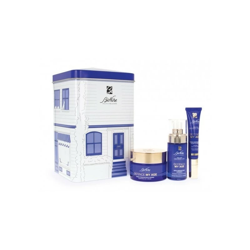 BioNike Defence My Age Kit Natale 2020 Siero Rinnovatore Intensivo 30ml + Crema Rinnovatrice Giorno 50ml + Siero Rinnovatore Occ 3 BioNike Defence My Age Kit Natale 2020 Siero Rinnovatore Intensivo 30ml + Crema Rinnovatrice Giorno 50ml + Siero Rinnovatore Occ