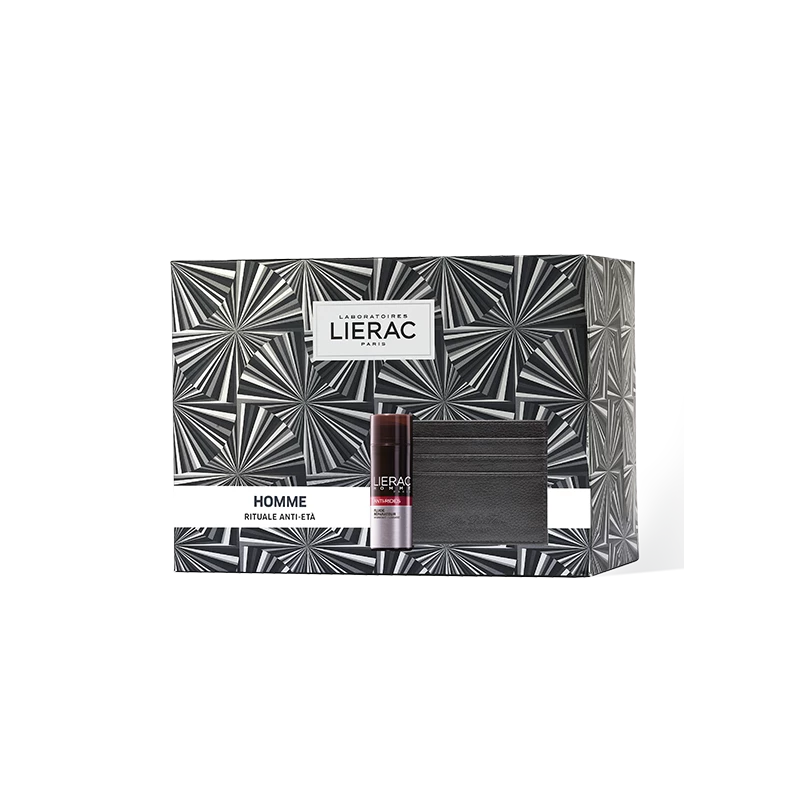 Lierac Cofanetto Natale 2019 Homme Rituale Anti-Età Fluido Riparatore Anti-Rughe Uomo + Portacarte 3 Lierac Cofanetto Natale 2019 Homme Rituale Anti-Età Fluido Riparatore Anti-Rughe Uomo + Portacarte