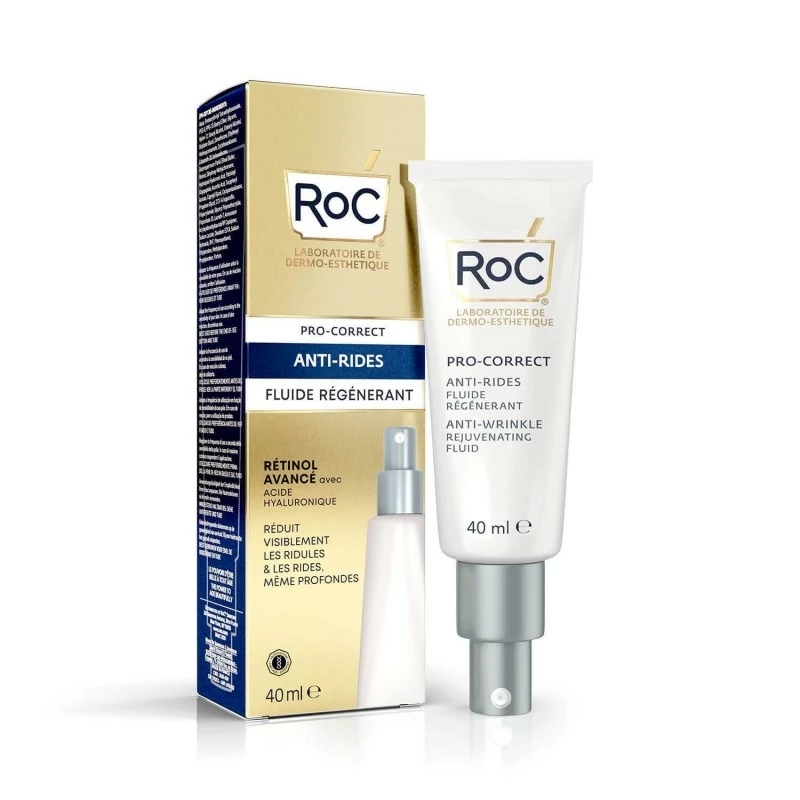 Roc Retinol Correxion Pro-Correct Fluido Viso Anti Rughe 40ml 3 Roc Retinol Correxion Pro-Correct Fluido Viso Anti Rughe 40ml